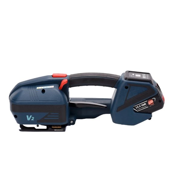 Electric Strapping Machine Automatic Strapping Tool PET/PP Strap Portable Automatic Packaging Tool Hot Melting Baler V2 ,Powerful Performance