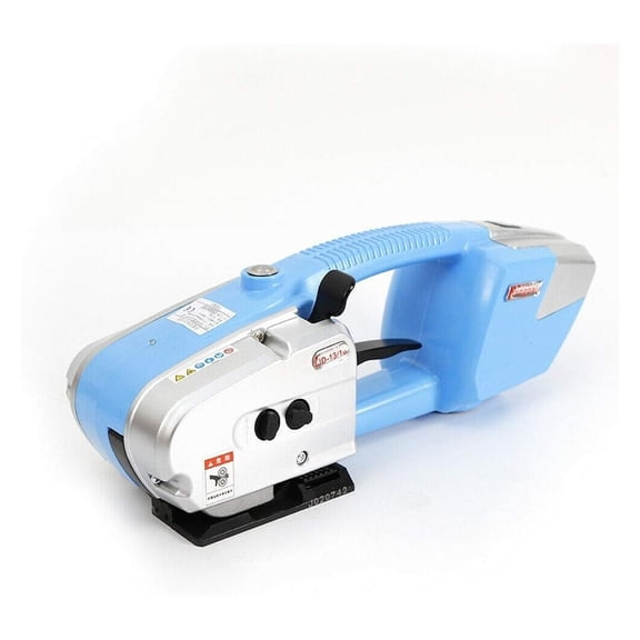 Electric Strapping Machine For 1/2-5/8 Inch Wide PP/PET Strap - Automatic Tool With 4000mAh Two Battery Hot Melting Box Pallet ,Stable Working