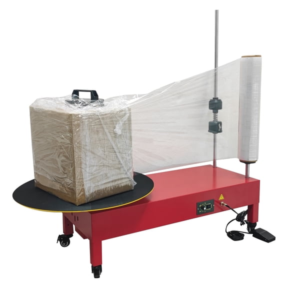 Electric Stretch Film Wrapping Machine 110V Adjustable Speed Turntable Wrapping Machine