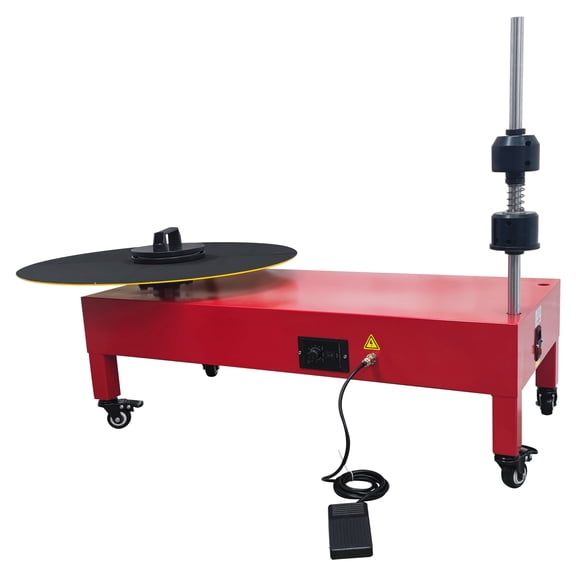Electric Stretch Film Wrapping Machine Semi-auto Single Shaft Film Dispenser 110V