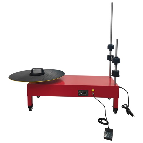 Electric Stretch Film Wrapping Machine Turntable Dual Shaft Packaging Baler