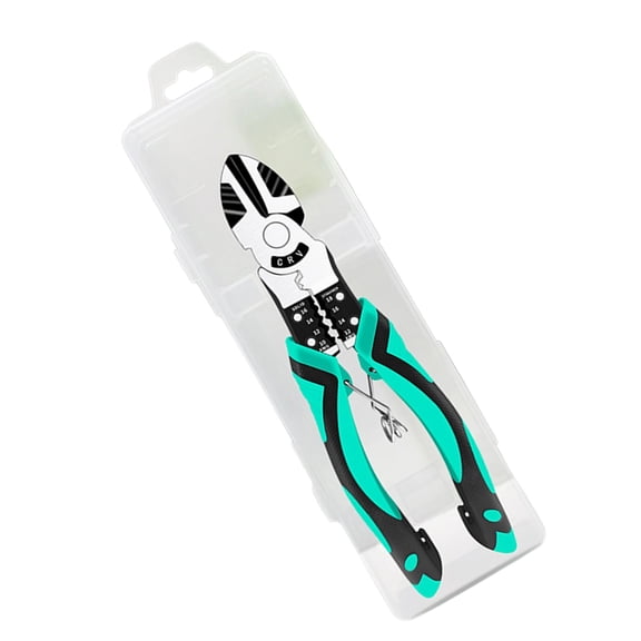Electric Stripping Pliers Cutter Tool Efficient Wire Cutting & Stripping for Home Maintenance Smooth Function Switching