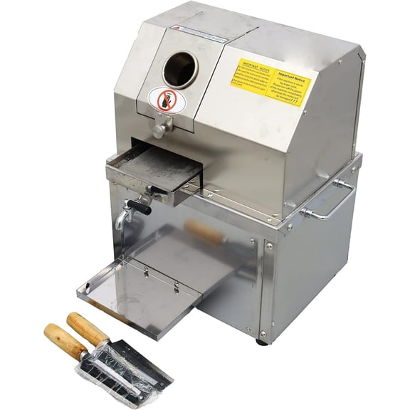 Electric Sugarcane Juice Extractor Sugar Cane Ginger Sweet Sorghum Squeezer 3 Rollers 300Kg/H