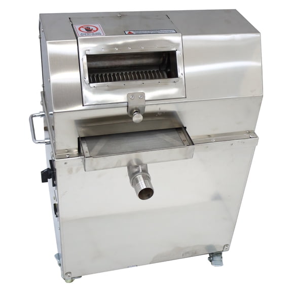 Electric Sugarcane Juicer Press Machine Square Feed Opening 3 Rollers 1500W