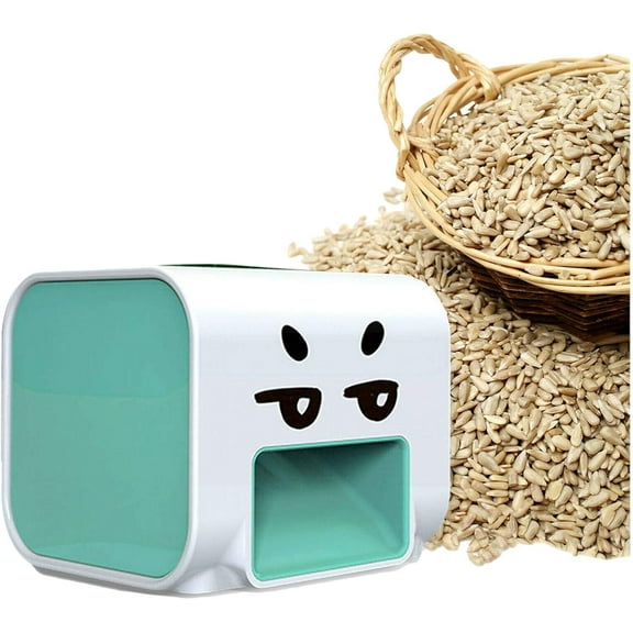 Electric Sunflower Seed Peeling Machine - Automatic Seed Sheller with Good/Bad Seed Sorting, Perfect for Casual Snacks & Home Use(XX-White)