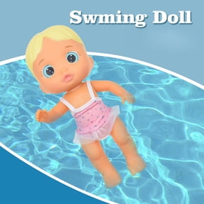 Electric Swimming Pool Doll Toy With Joints Movable Water Baby Playset For Children