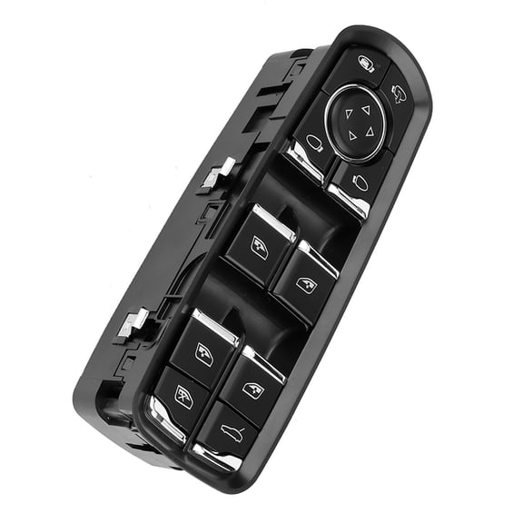 Electric Switch, Power Window Switch Easy Installation Black for Car