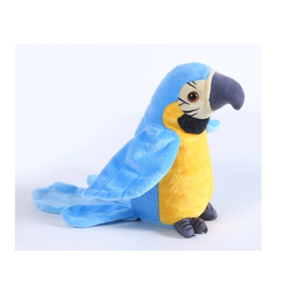 Electric Talking Parrot Plush Toy Cute Speaking Record Repeats