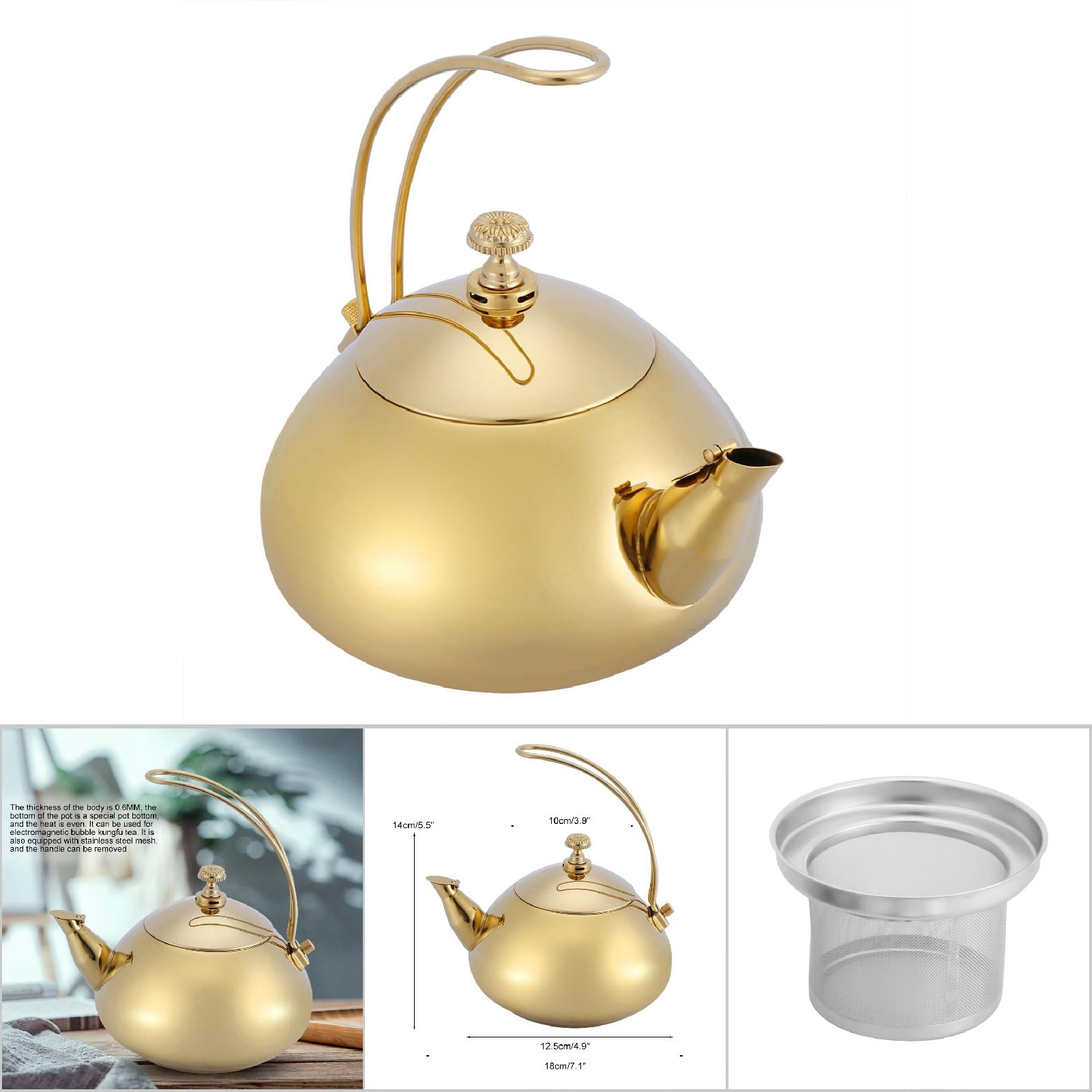 Electric Tea Kettle Hot Water Stainless Steel Fast Water Heating Boiling Pot