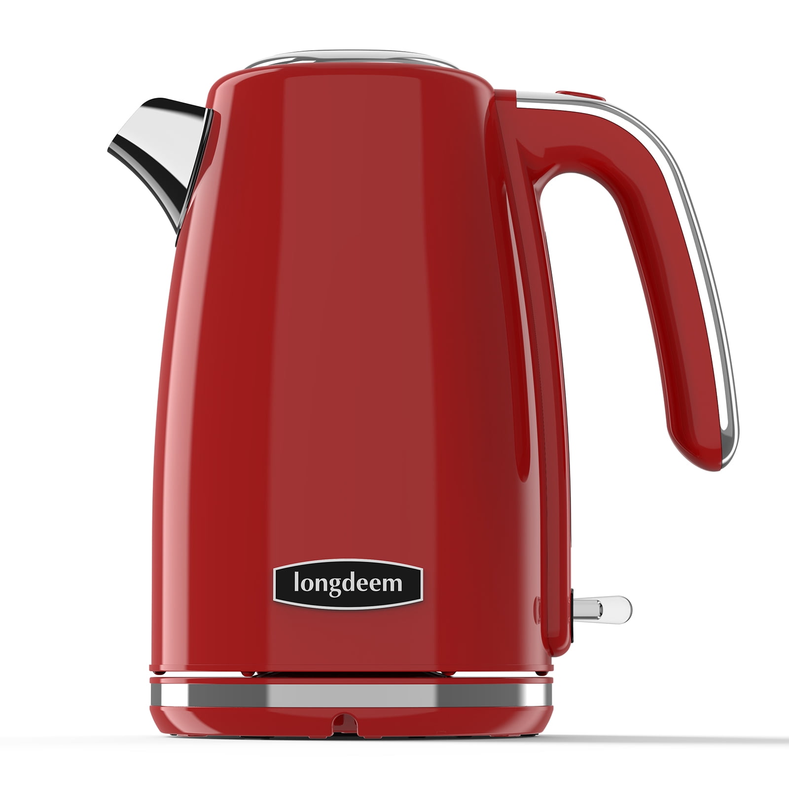 Electric Tea Kettles 1500W for Boiling Water, Longdeem Retro 1.7L