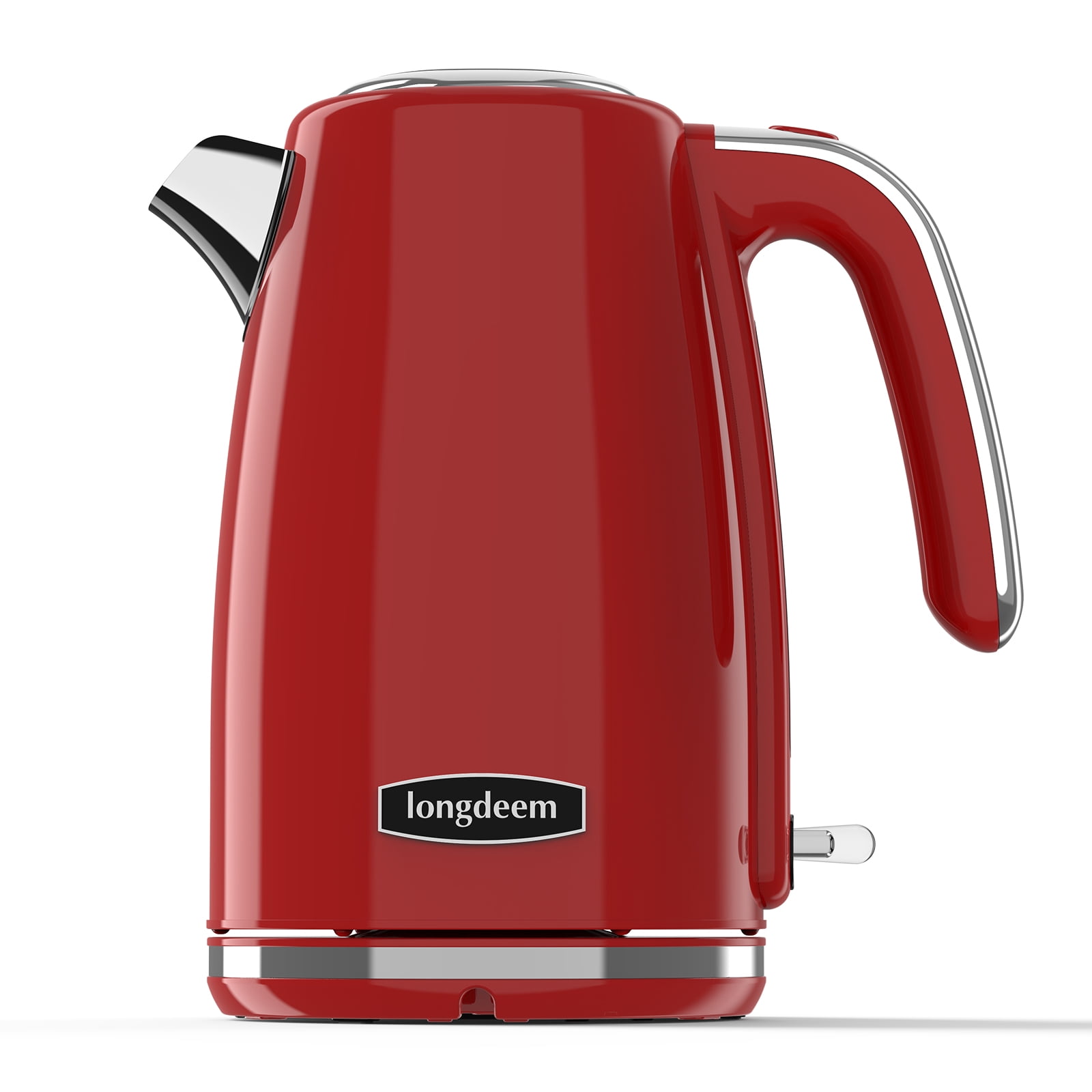 Longdeem 1.7L Electric Kettle, 1500W, Quick Boil, Cordless, LED, Temp  Control, Green