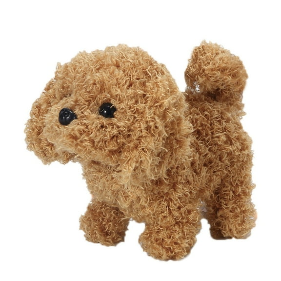 Electric Teddy Interactive Walking Talking Teddy Robot Dog Plush Toy Smart Pet With Sound Effects Moving Tail Electronic Companion Toy 7.09 Inches Soft Stuffed Animal