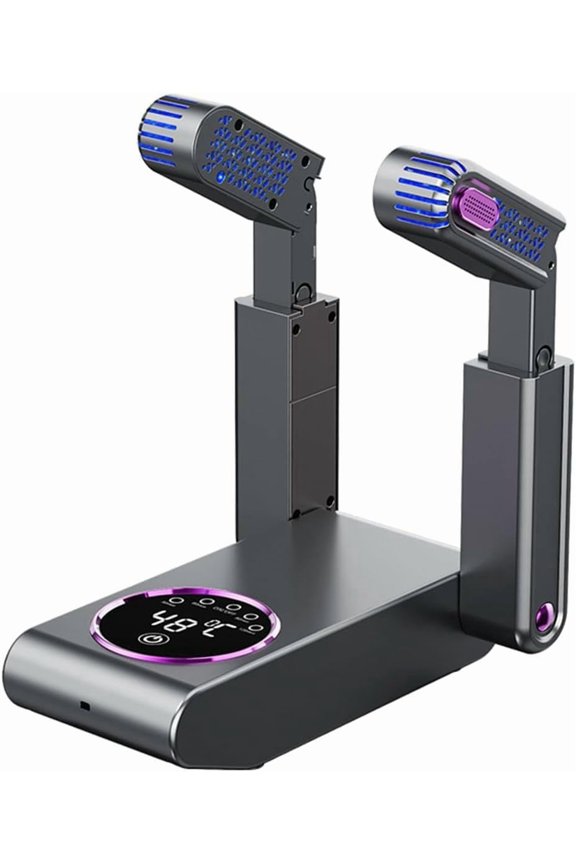 Electric Telescopic Shoe & Boot Dryer with Smart Touch & Timer, Adjustable Height, Effectively Removes Moisture & Odor, Keeps Fresh