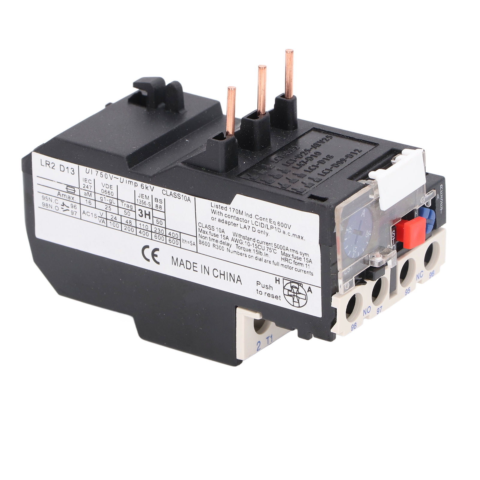 Electric Thermal Overload Relay Heat Protect Thermal Overload Relay