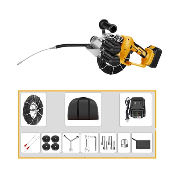 Electric Threading Machine Electrician Cable Cross Wire Pulling Tool Rechargeable Lithium Battery Wire Threading Machine