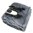 thumbnail image 1 of Electric Throw Blanket 12V Heated Blanket for Car Plug in Heating Throw Flannel 39x30" Small Electric Car Blankets with Timer 9 Fast Heating Modes Travel Portable Heated Throw Blanket, 1 of 6
