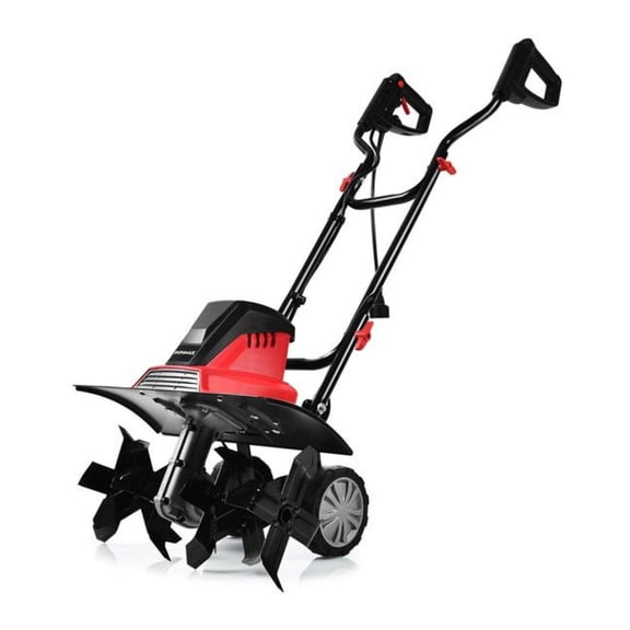 Electric Tiller Cultivator 17 Inch, 13.5 Amp Garden Tiller with 6 Blades