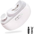 thumbnail image 1 of Electric Toenail Clippers for Seniors, Rechargeable Nail Trimmer with LED Light, Automatic Nail Cutter & File with Nail Dust Collector, Safe Grooming Kit for Thick Toenails & Fingernails, White, 1 of 7