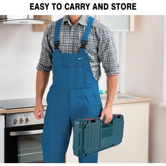 Electric Toilet Plunger with High Pressure Air Technology for Drain Clog Removal, Rechargeable Heavy Duty Tool for Bathroom Floor Drain and Sewer Pipe Cleaning - RED