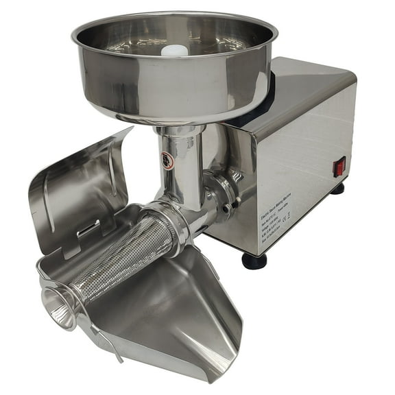 Electric Tomato Fruit Vegetable Press Strainer Machine Stainless Steel Jam Maker 330LB/H