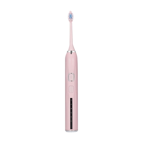 Electric Toothbrush 15 Speed Settings Ultrasonic Cleaning Soft Bristles Rechargeable Automatic Smart Brush with 6 Replacement Heads for Adult Home Dental Care