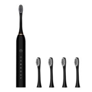 Electric Toothbrush 6 Modes Sonic Toothbrush with 4 Brush Heads IPX7 Waterproof 42000VPM Rechargeable for Daily Tooth Whitening
