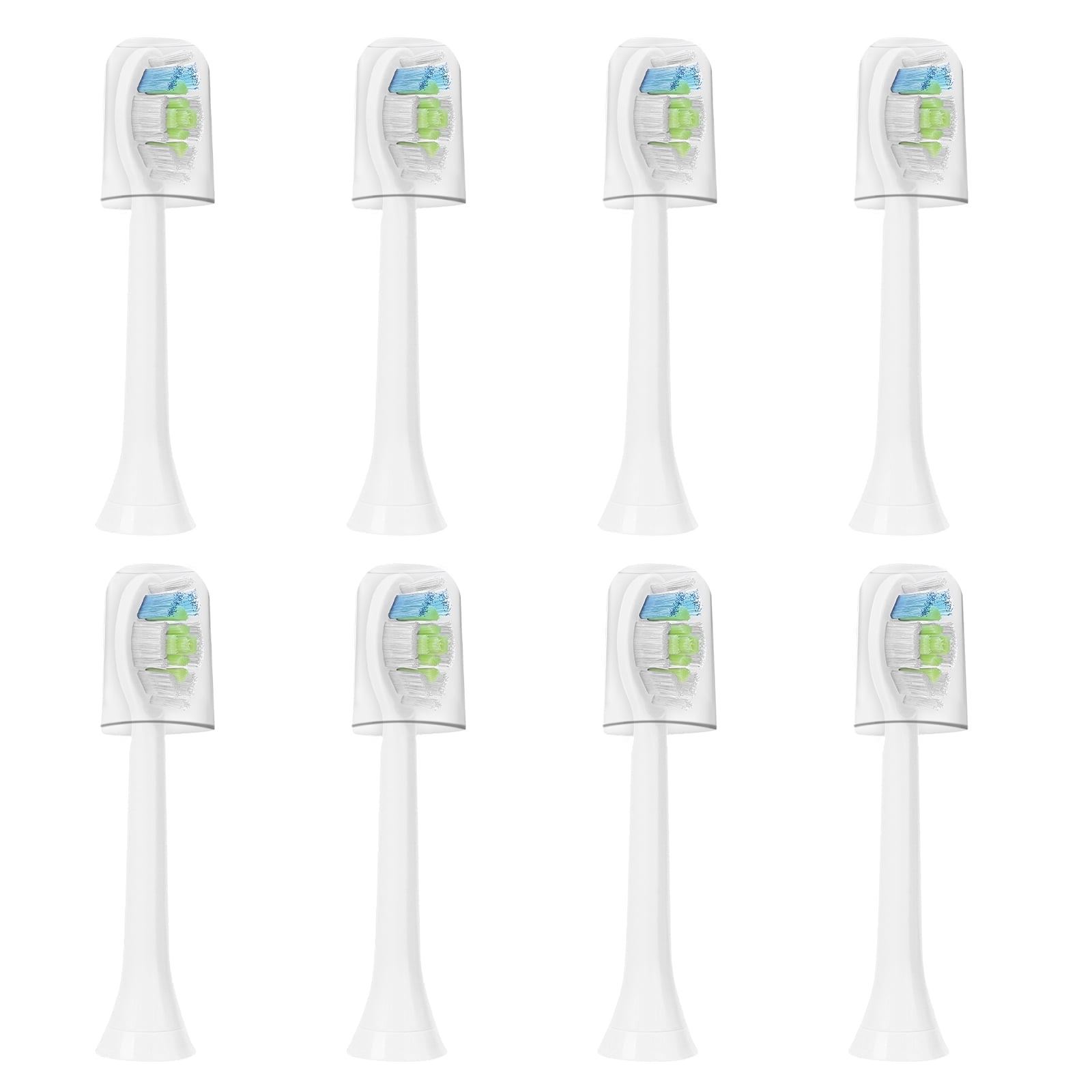 8 Pack Electric Toothbrush Replacement Heads for Effective Cleaning