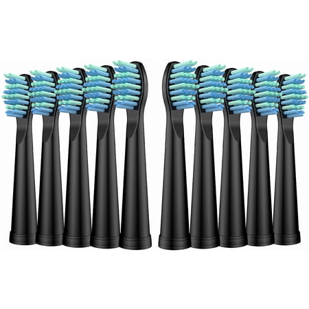 Electric Toothbrush Heads for Fairywill - Replacement Brush Heads Compatible with FW-507/508/551/610/659/719/909/917/959,FW-D1/D3/D5/D7/D8, 10 Packs
