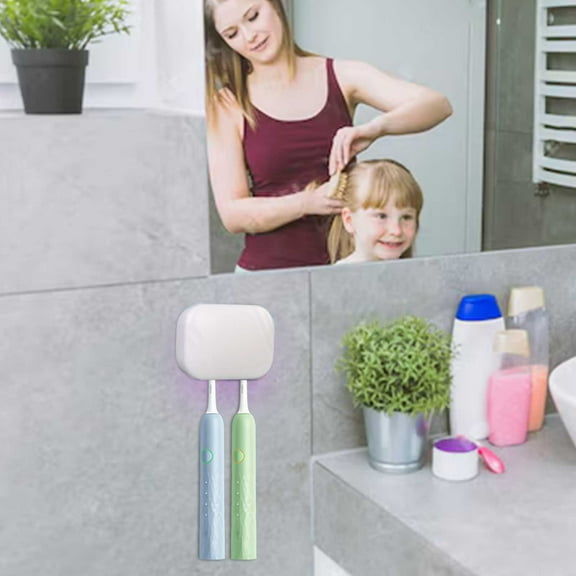 Electric Toothbrush Holder Portable UV Toothbrush Sterilizer And Dryer Sanitizing Travel Case For Home Use Fits All Toothbrush Types Toothbrush Organizer