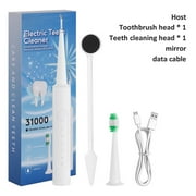 Electric Toothbrush Kit with 5 Speed Modes, Teeth Whitening & Waterproof Design – Includes Replaceable Brush Heads & Dental Floss – Oral Care Gift for Men, Women, Friends