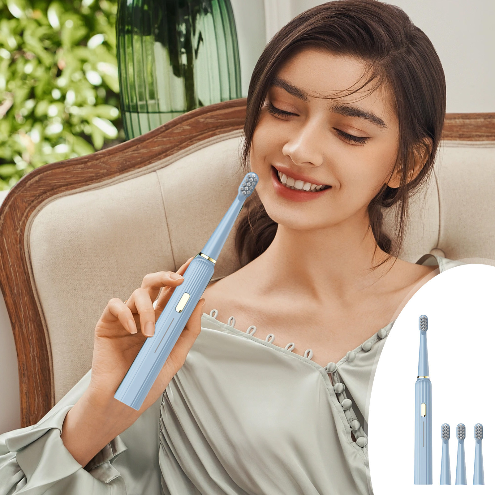 Electric Toothbrush,, Low Noise, Portable, Smart Timer Electric ...