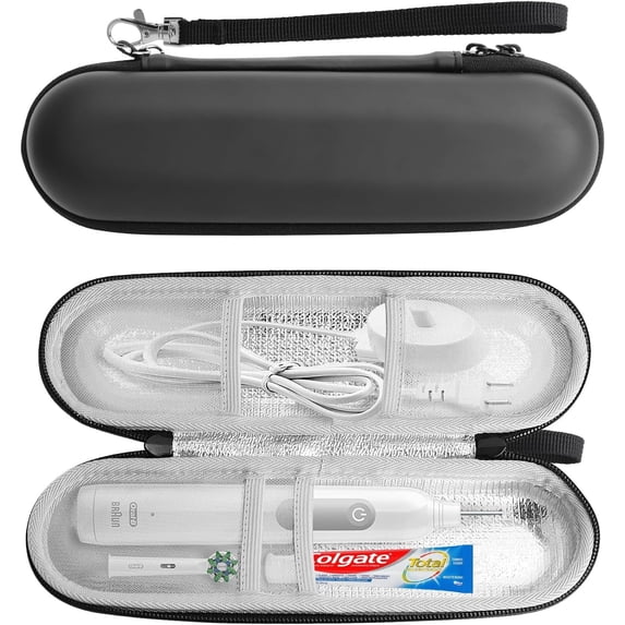 Electric Toothbrush Travel Case, philips sonicarefor Oral-B/ Pro 1000 1500 5000 7000 6000 9600, Protective Clean 4100 6100 5100 6500 7500 Electric Toothbrush, Hard EVA Case Protective Cover