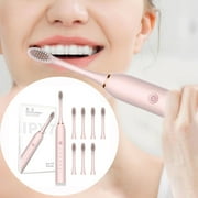 Electric Toothbrush for Adults and Kids, Sonic Powerd Whitening Toothbrush with 8 Brush Heads, 6 Cleaning Modes, 2 Mins Smart Timer, USB Rechargeable