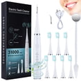thumbnail image 1 of Electric Toothbrush with Water Dental Flosser,DFITO Between Tooth Brush & Water Floss,Teeth Cleaning Kit with 5 Modes,7 Tooth Brush Heads,White, 1 of 9