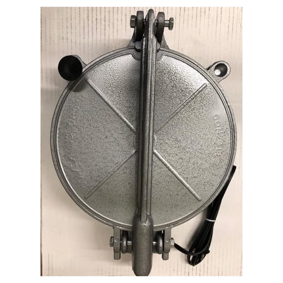 Electric Tortilla Maker - Cast Iron Corn & Flour Tortilla Press - Mexican Gorditas Bunuelos Maker - Heavy Duty - Includes Recipes