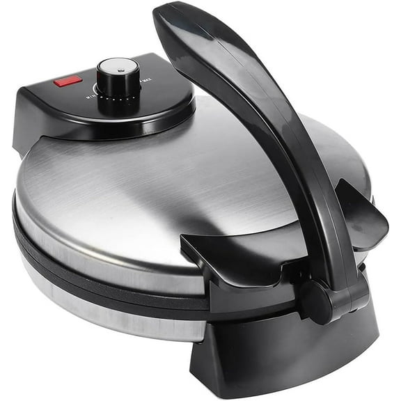 Electric Tortilla Press Multipurpose Tortilla Press Electric Automatic Chapati Maker with Handle Tortilla Press 10 Inch Electric Tortilla Maker Non Stick