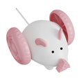 thumbnail image 1 of Electric Toy Mouse Rechargeable Motion Activated 2.56x2.48x1.57 Inch Blue Pink, Interactive Automatic Cat Toy Obstacle Avoidance Self Righting Quiet Wheels for Indoor Cats Kittens Night Play, 1 of 10