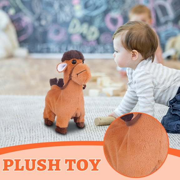 Electric Toy Simulated Camel With Walking And Singing Functions, Cartoon Plush Toy For Children