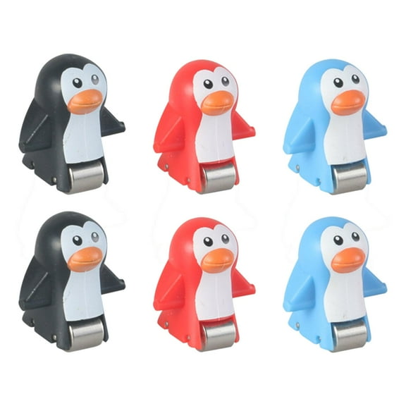 Electric Tracks Game Parts Roller Coaster Toy Accessories for Indoor Outdoor 6pcs penguin