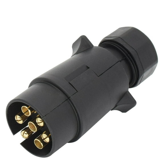 Electric Trailer 7 Pin 12V Wiring Connector Adapter Caravan Boat Horse Box Trailer Lights Socket S Car Accessories ,Dependable Strength
