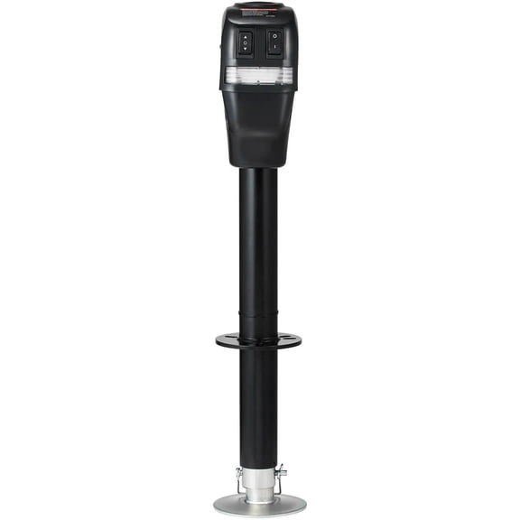 Electric Trailer Jack, Power Tongue Jack Weight Capacity 4000 lbs, Electric Tongue Jack with Waterproof Cover for Lifting RV Trailer, Horse Trailer, Utility Trailer, Yacht Trailer