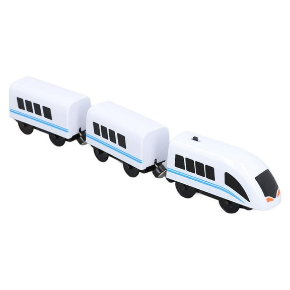 Electric Train Set Educational Adsorption Connection Battery Operated Track Train Toy for Kids Boys Girls