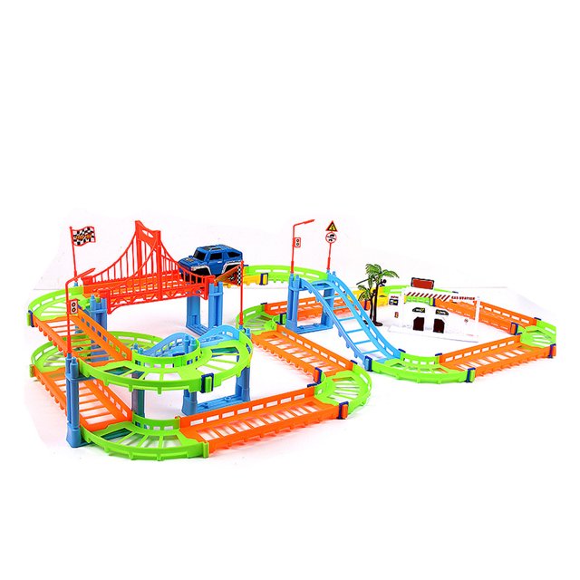 Electric Train Track Toy Exquisite Workmanship Safe Educational Race