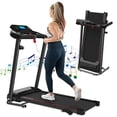 thumbnail image 1 of Electric Treadmills with Incline and Bluetooth; 2.5HP Folding Treadmill for Home Exercise; Foldable Portable Running Machine Walking Jogging Workout Max 265 LBS Weight Capacity, 1 of 3
