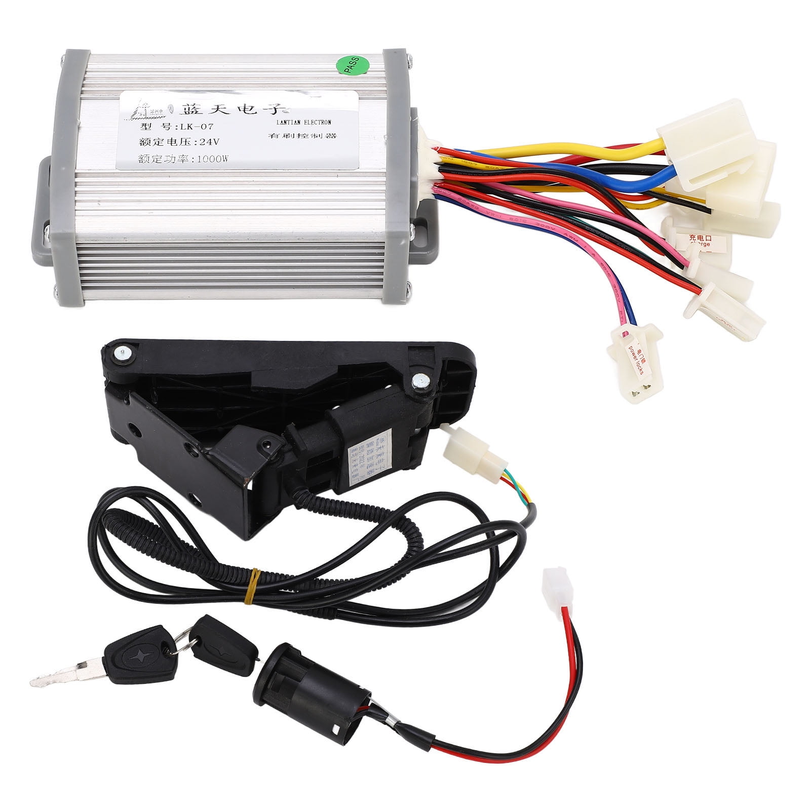 Electric Tricycle Conversion Kit 24V 1000W Brushed Controller with