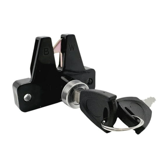 Electric Tricycle Seat Lock Motorcycle Trunk Lock Replacement Lock Rustproof Metal Fits Mobility Scooters