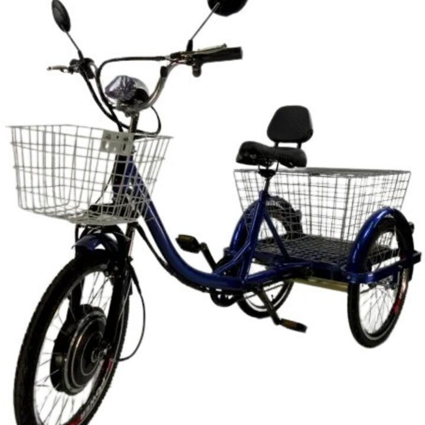 Electric Trike with Top Speed of 20 MPH, Fun and Functional