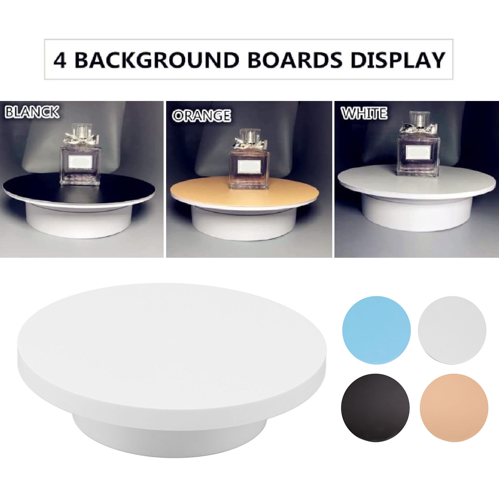 Walmart Turntable Electric Turntable For Product Display, 20,40 Sec/Lap, Silent Motor ...