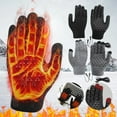 thumbnail image 1 of Electric USB Heated Gloves Touch Screen Mittens Men Women Sport Work Warm Gloves, 1 of 7
