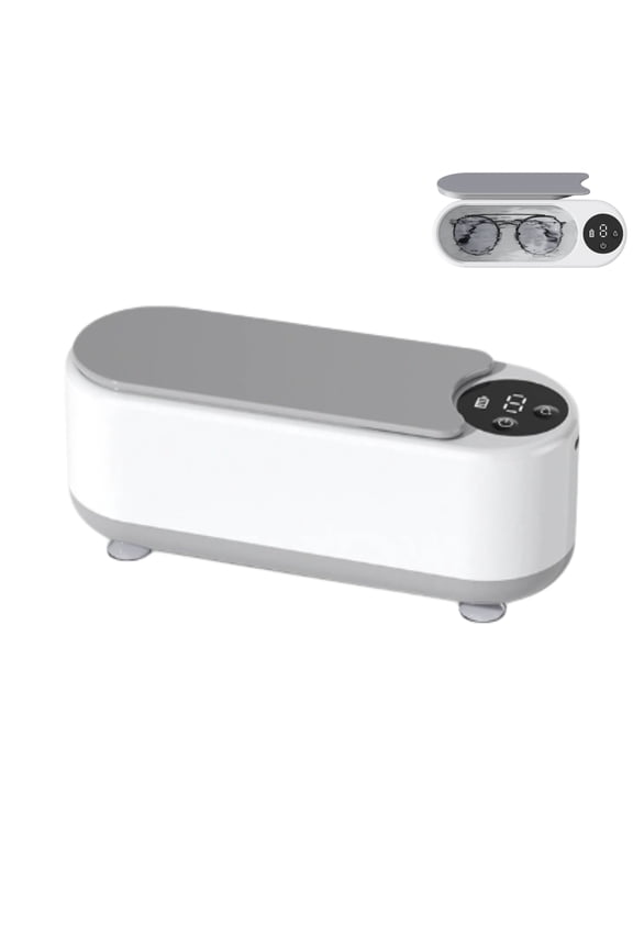 Electric Ultrasonic Cleaner - Quiet Cleaning Machine, Professional Cleaning Tool | Desktop Ultrasonic Jewelry Cleaner With Led Indicator, Ultrasonics Device For Jewelry Watches Silverware Coin